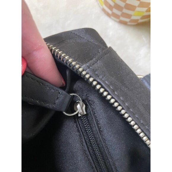 Authentic Coach Leather Trim Black Campbell signature satchel. - Picture 10 of 10